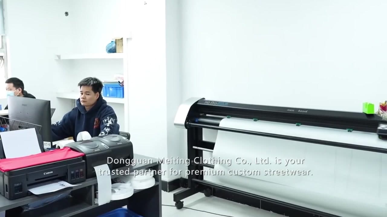 Meiting Garments factory floor and garment showroom